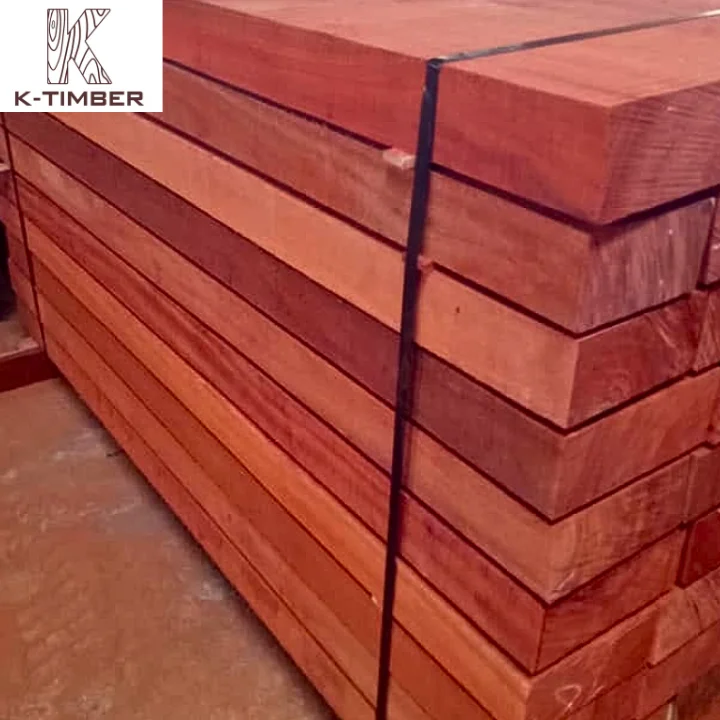 Ktimber African Supplier Padauk Dimensional Lumber Natural Wood Hard
