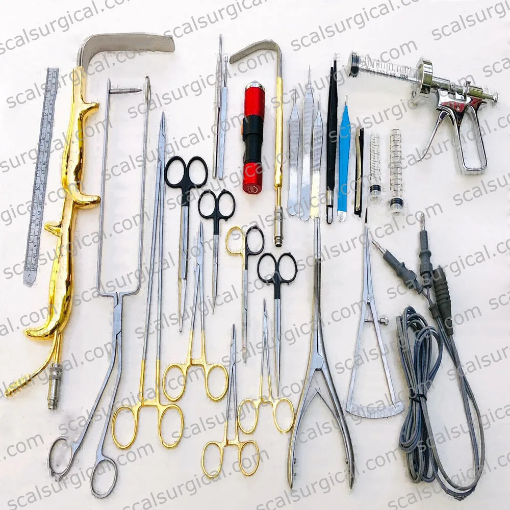 Premium Quality Rhinoplasty Instruments Set of 50 Pcs special rhinoplasty kit / walter instruments set