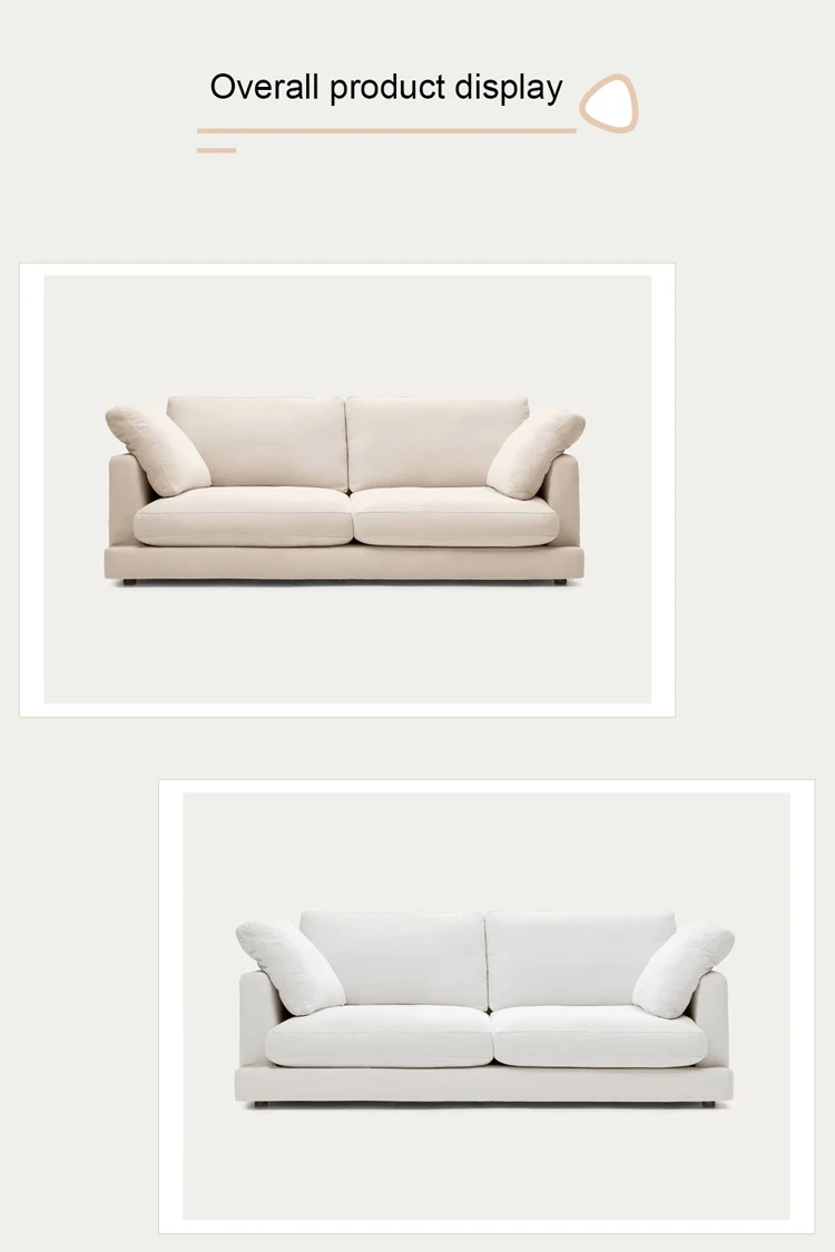Modern Simplicity Furniture Living Room Sectional Sofa Luxury Soft 2