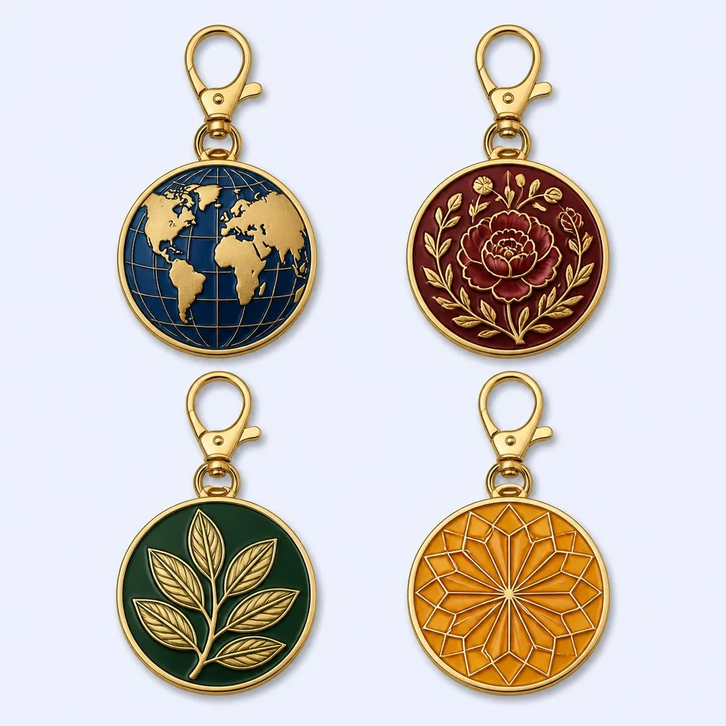 Baked paint keychain series — hand holding with keys lifestyle