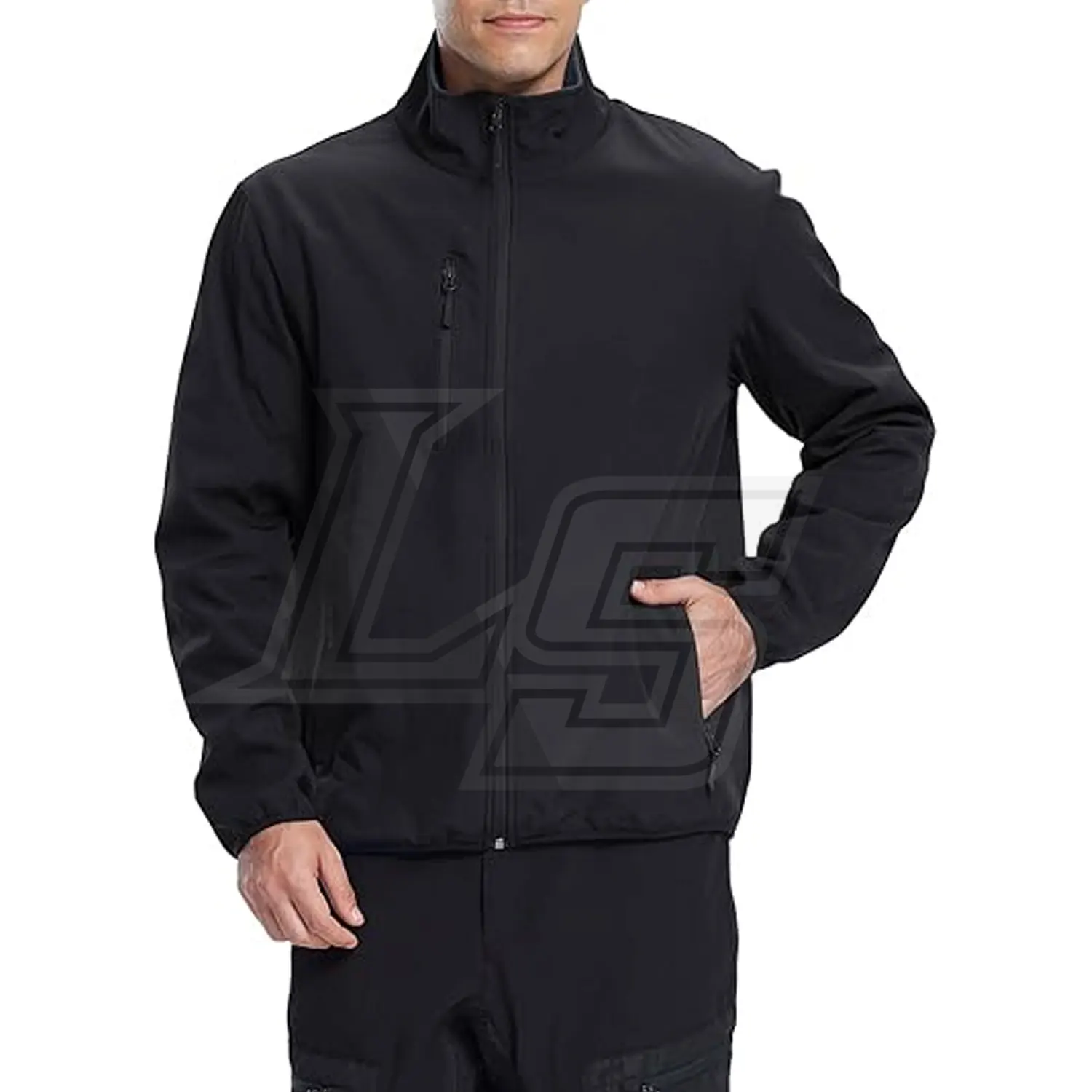 Rain Jacket Soft Shell Fleece Lined Jacket Mens Waterproof