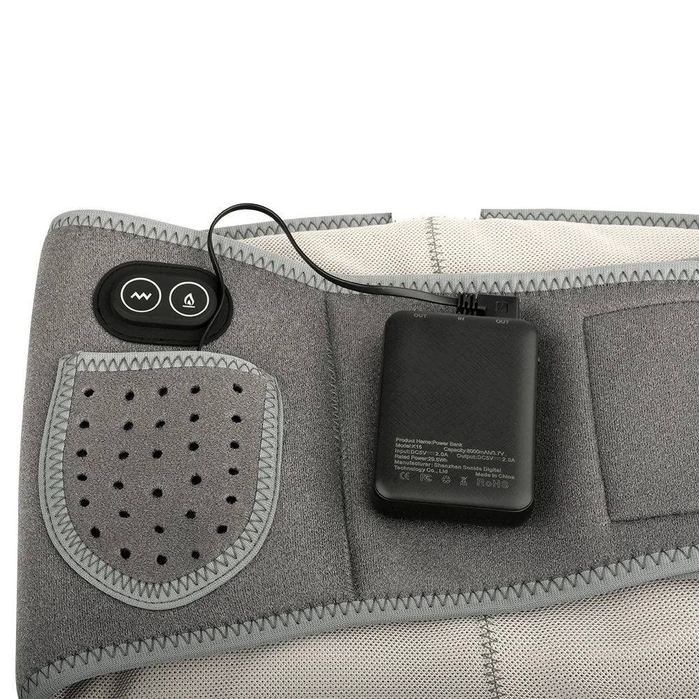 Mobile Heat Blanket Electric Massager Heating Pad Vibrating Heated Pad