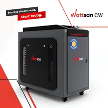 WATTSAN CW Fiber Laser Cleaning Machine 1500W/2000W/3000W Pulse Laser for Metal Stone Aluminum & Stainless Steel New Condition