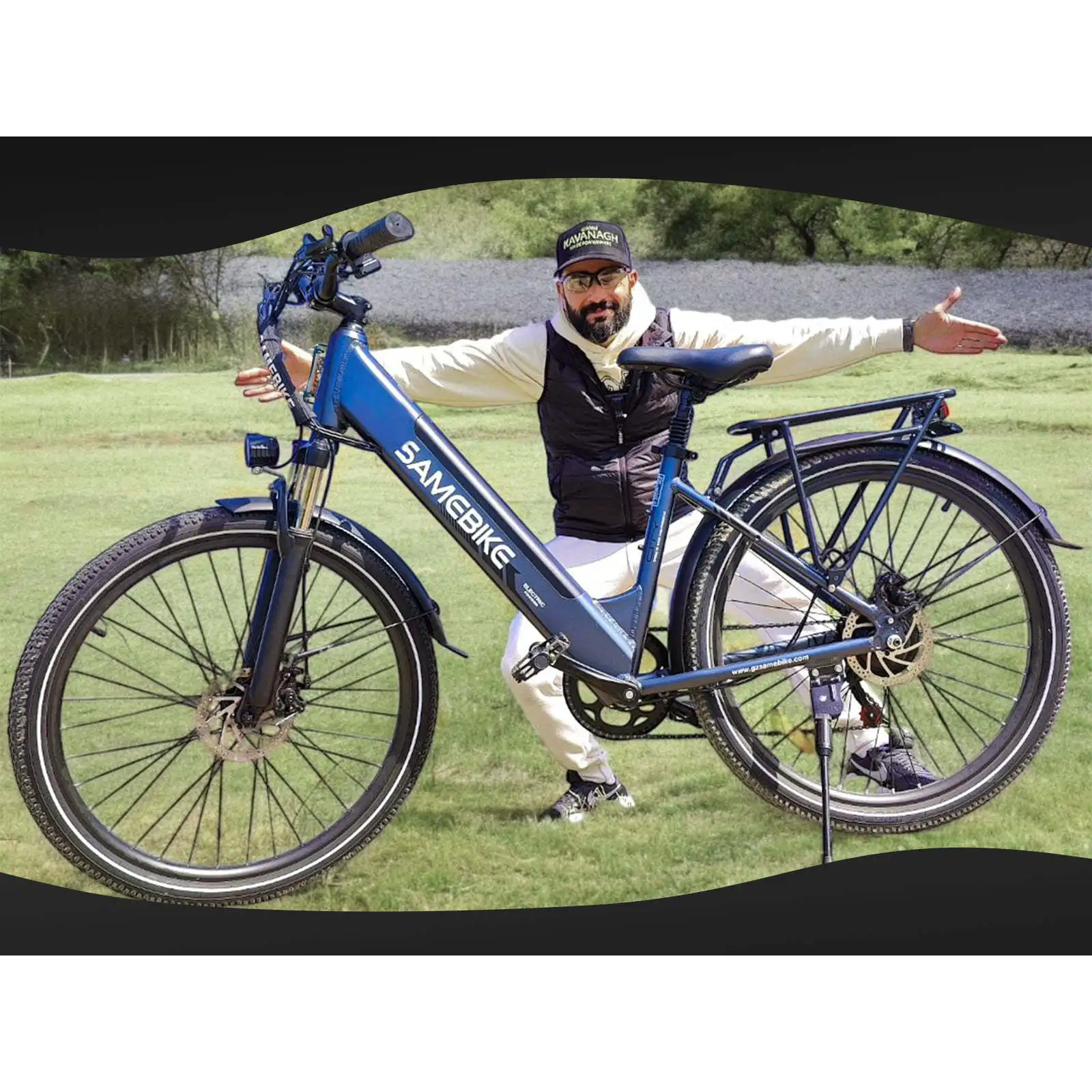 RS-A01 Pro-T Urban Elektrofahrrad, 500-W-Hinterradnabenmotor, 60-V-Akku, intelligentes elektronisches Citybike, Reichweite über 40 km