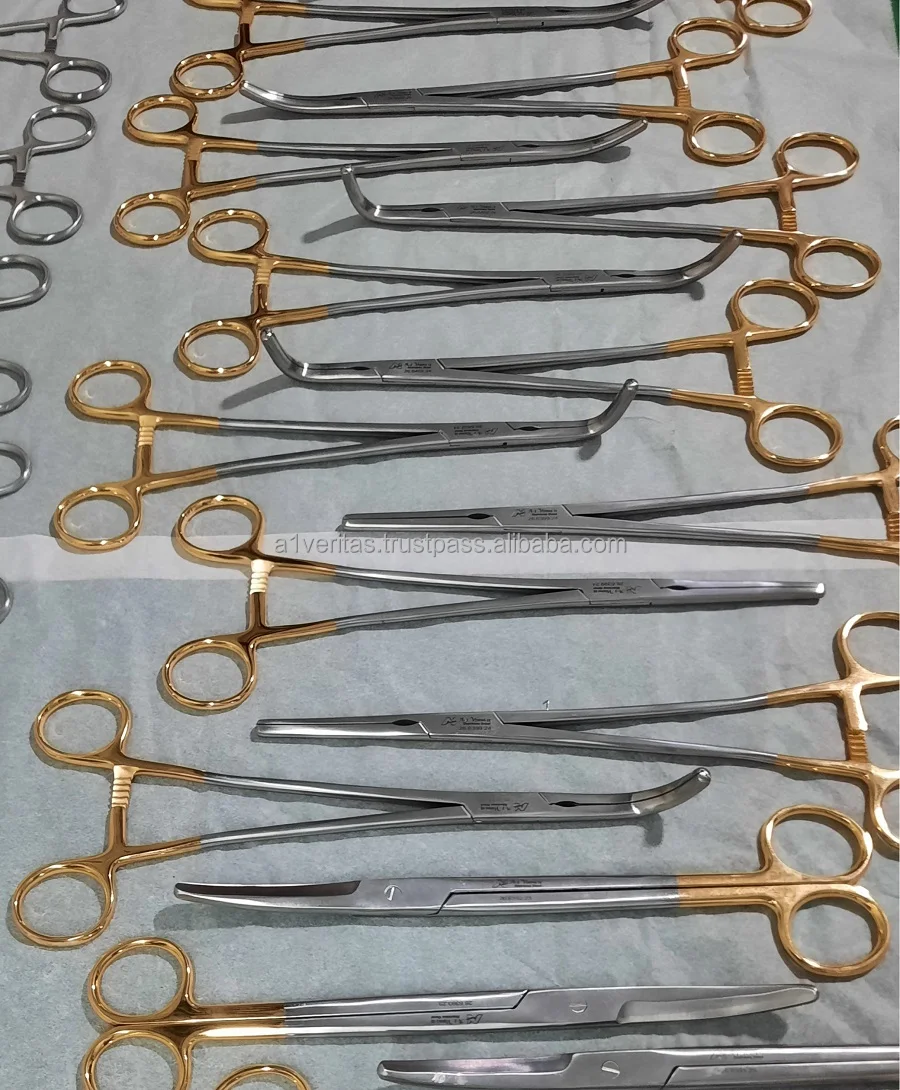High Quality A-1 VERITAS Zeppeline Clamps Forceps Hysterectomy Instruments Obstetrics Gynecology Equipment Reusable Surgical