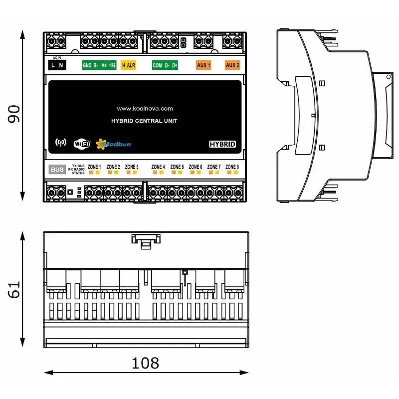 Motorized Dampers Control Unit, 4-Zone, HVAC, 2-Year - detail 8