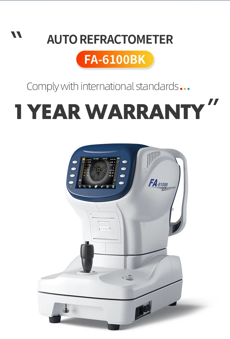 China High Quality Accurate Auto Refractometer FA-6100BK For Low Price Sale AutoRefractor with Keratometer