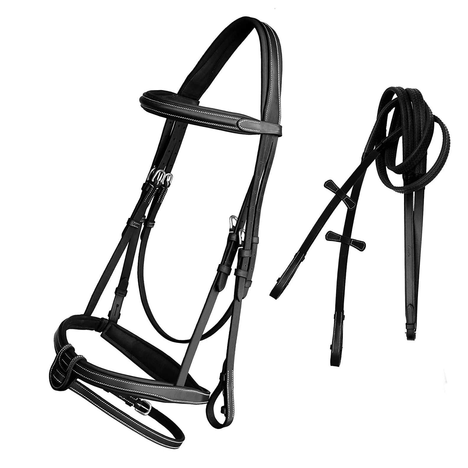Pure Leather Horse Bridle English Western Horse Leather Bridle Made In Pakistan Customize Logo