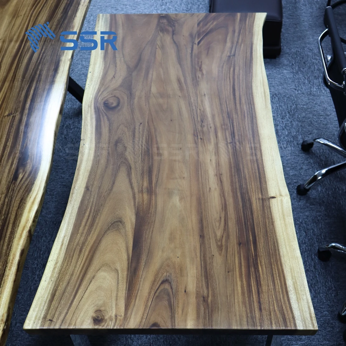 Ssr Vina Raintree Wood Edge Glue Live Edge Countertop Dining Table