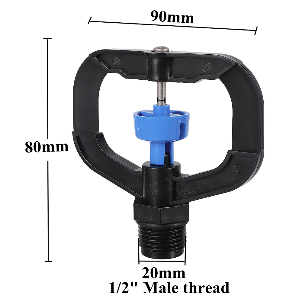 1/2 Inch Male Thread Rotating Water Sprinkler for Agriculture