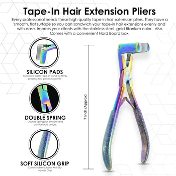 Tape In Hair Extensions Sealing Pliers Tool Flat Surface Steel Plier for  Hair US