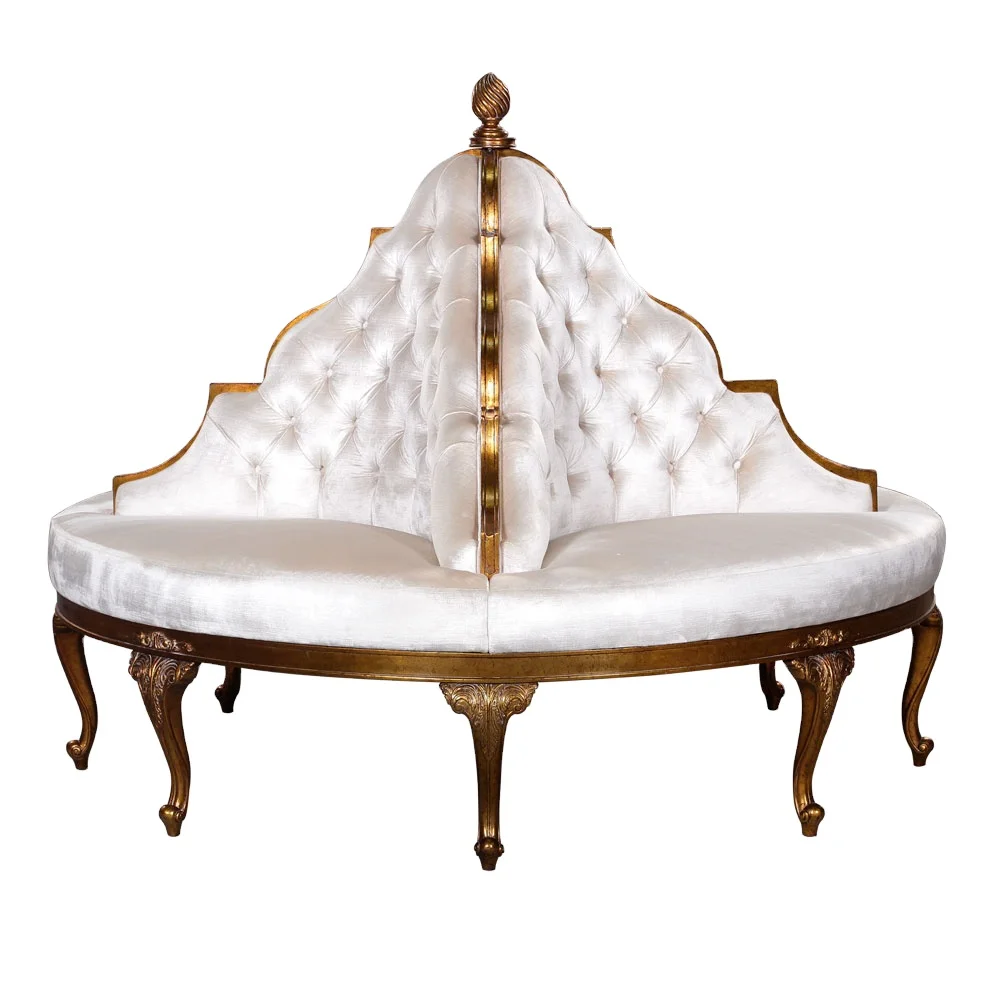 Vintage Classic Wooden Hand Carved Living Room Sofa Chair Furniture Set