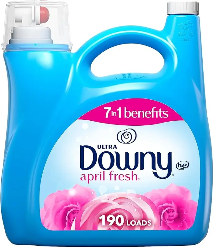 Downy Ultra Laundry Liquid Fabric Softener (fabric Conditioner),April Fresh,140 Fl Oz,190 Loads