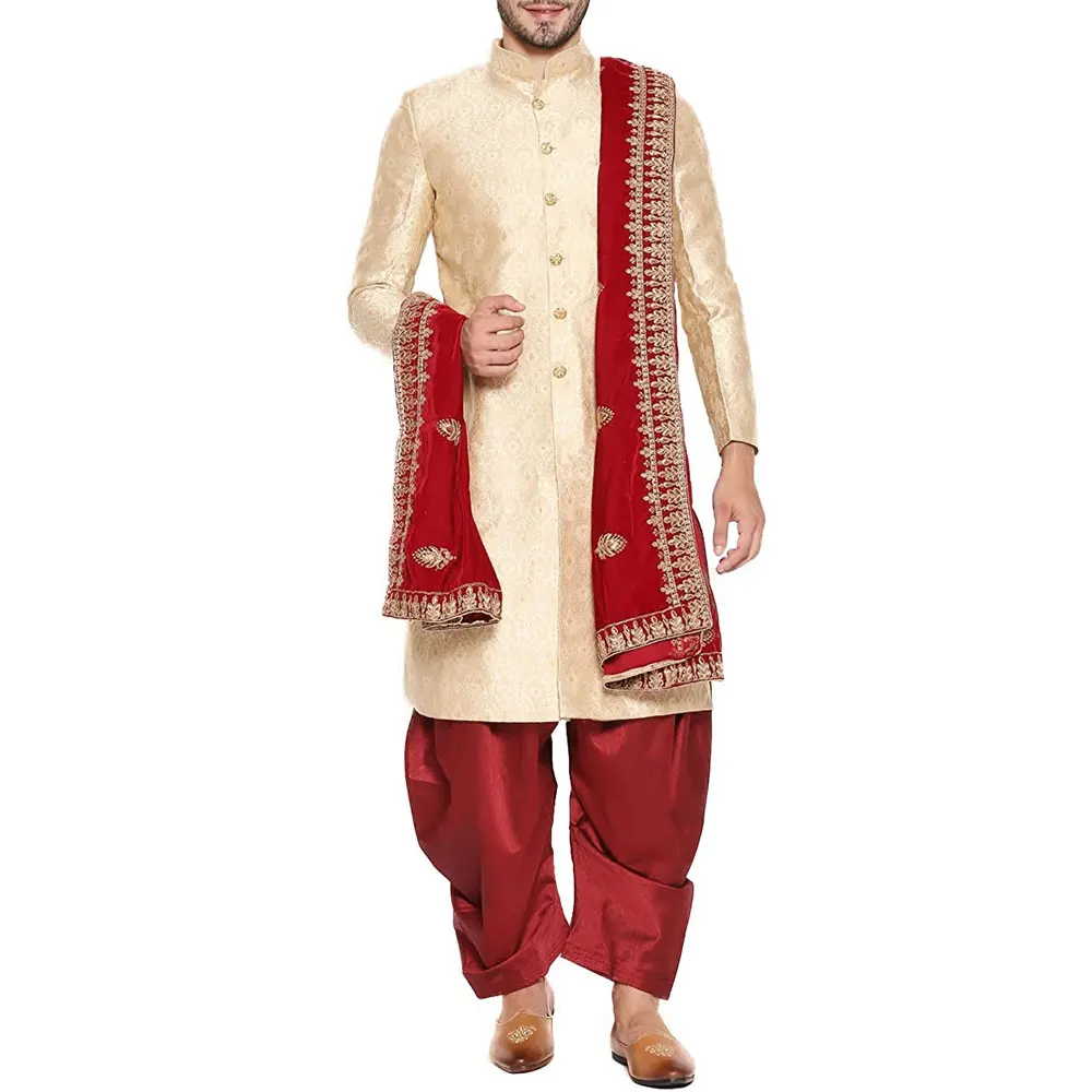 Pakistani Sherwani Groom Wedding Sherwanis Men's Sherwani Customized ...