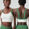 White + Green Straps