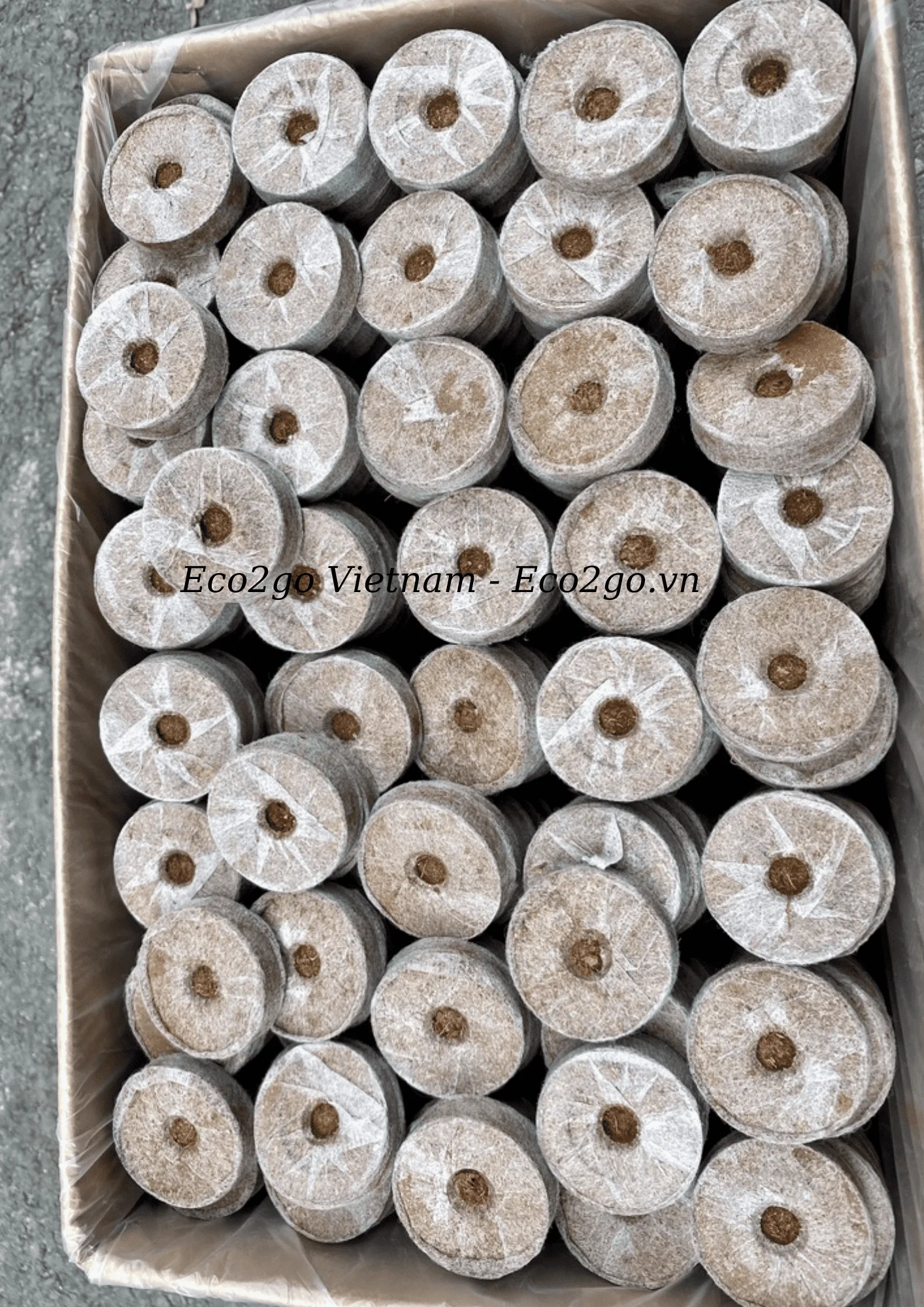 Eco2go Vietnam Wholesale Coco Fiber Pellet And Coco Peat Machine For