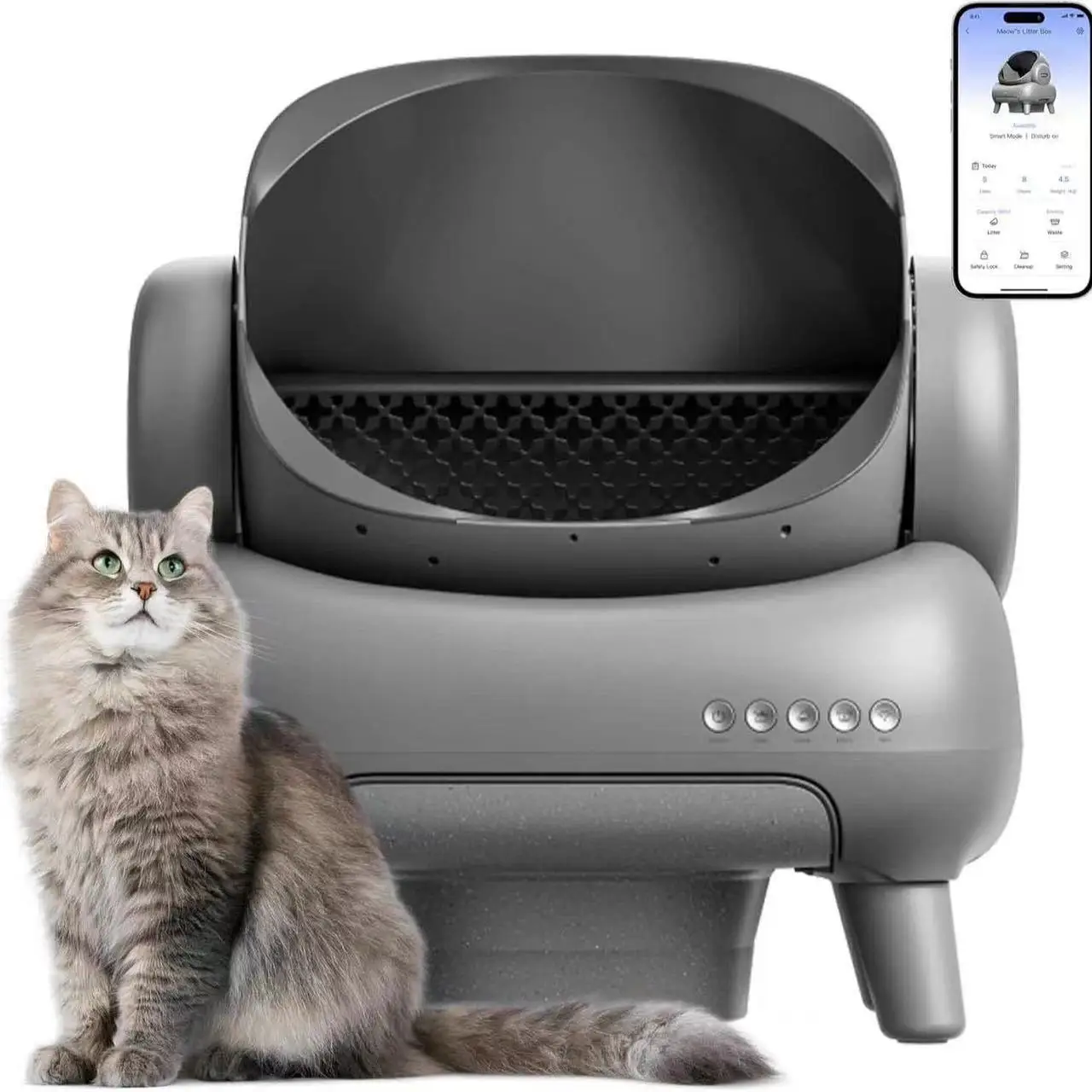 Neakasa M1 Smart Cat Litter Box with Automatic Cleaning & Large
