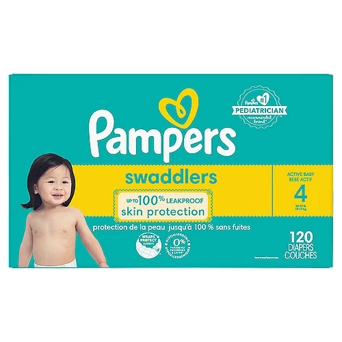 Pampers Swaddlers Diapers - Size 1 - 7,120 Count,88 Count,Ultra Soft ...