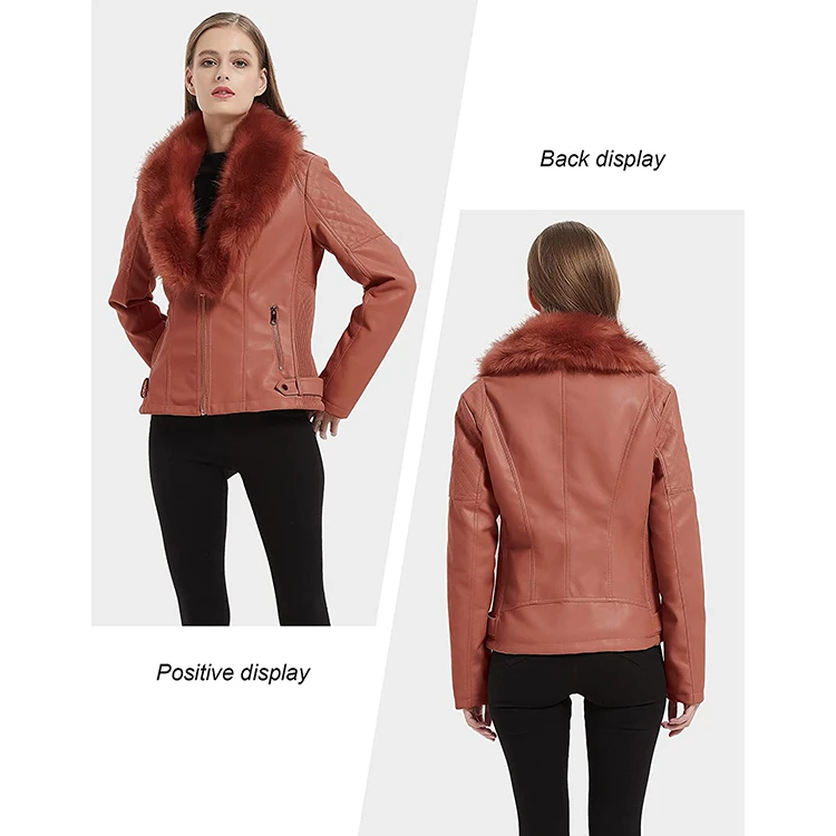 Oem Services High Quality Fabric Women Winter Customized Windproof Down Jacket For Women With Fur Jacket - Image 6