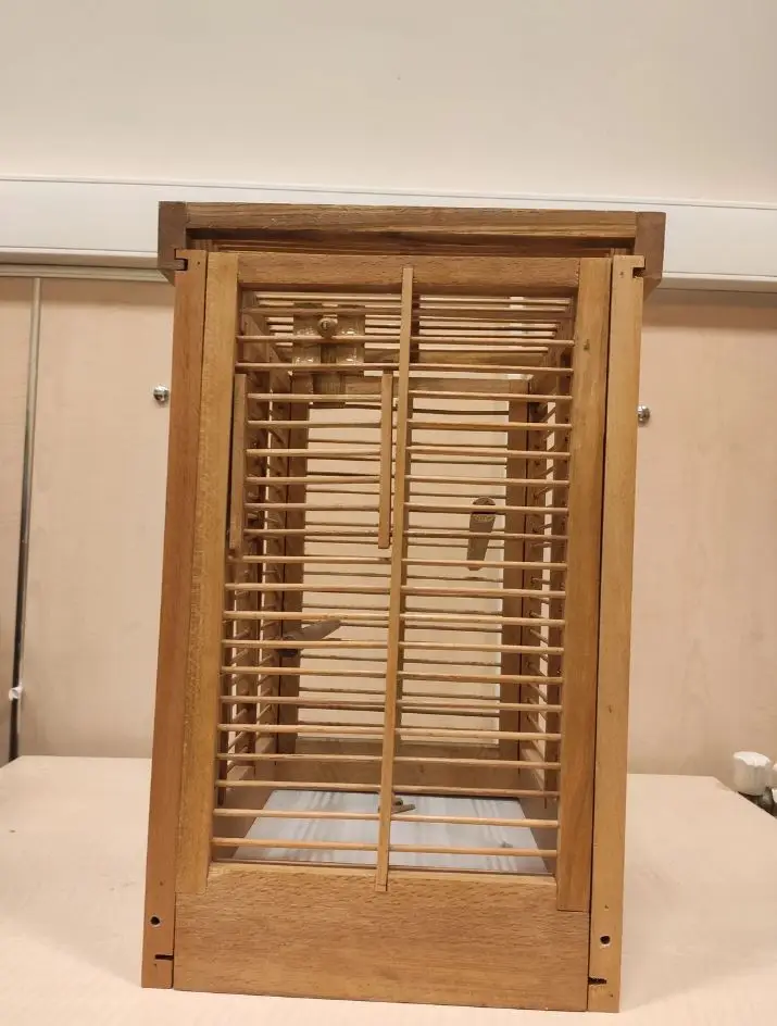 送料無料 手作り木製鳥かご DIY 大型インコ用鳥かご 収納可能