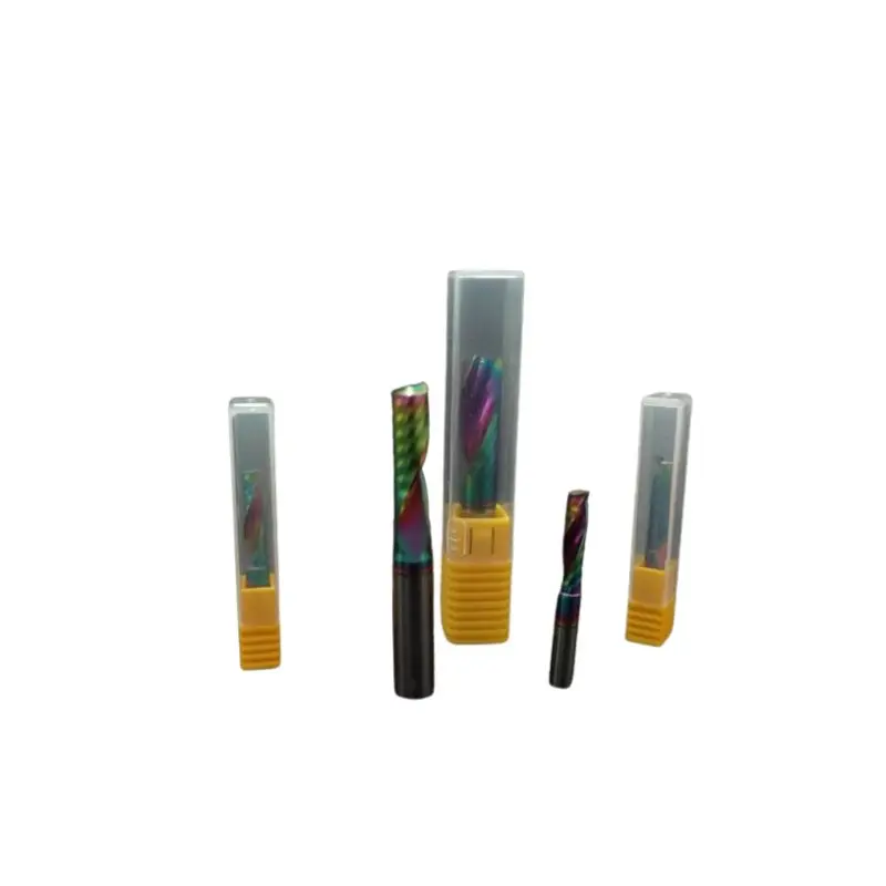 ArK CNC Tool 65 Degree Solid Tungsten Steel Cutting Knife Colorful Coated Honeycomb Aluminum Milling Cutter with OEM ODM Support