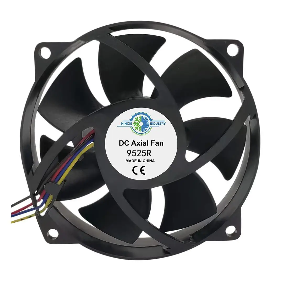 95x95x25 High Temperature Resistance 95mm 4000 Rpm Heat Sink Computer Cooling Axial Fan