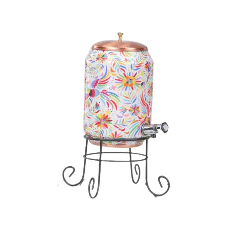 Новейший дизайн, медный водяной охладитель, декоративный дозатор для воды из 100% меди