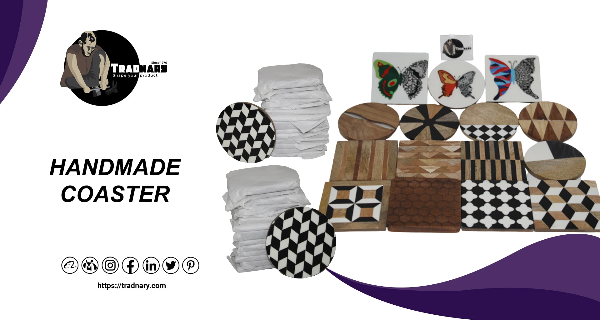 Wood Resin Coaster Resin Inlay Coaster With Hexagon Pattern Resin