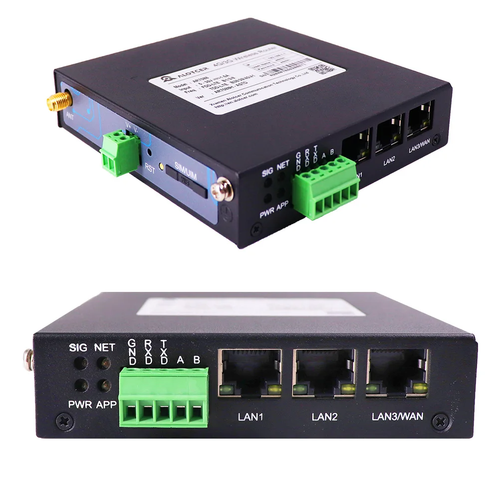 M2M Industrial Cellular Router 3 Lan 4G 5G Dual SIM Card Industrial Cellular 4G LTE Route