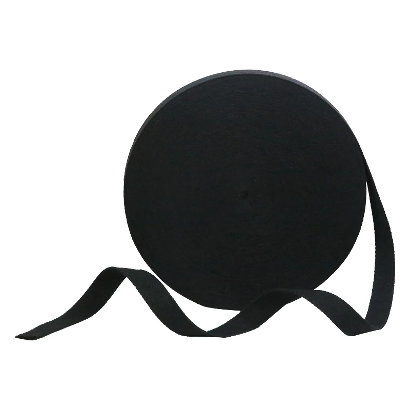 Custom Color Organic Cotton Canvas Webbing Polyester Cotton Webbing for Bag Strap