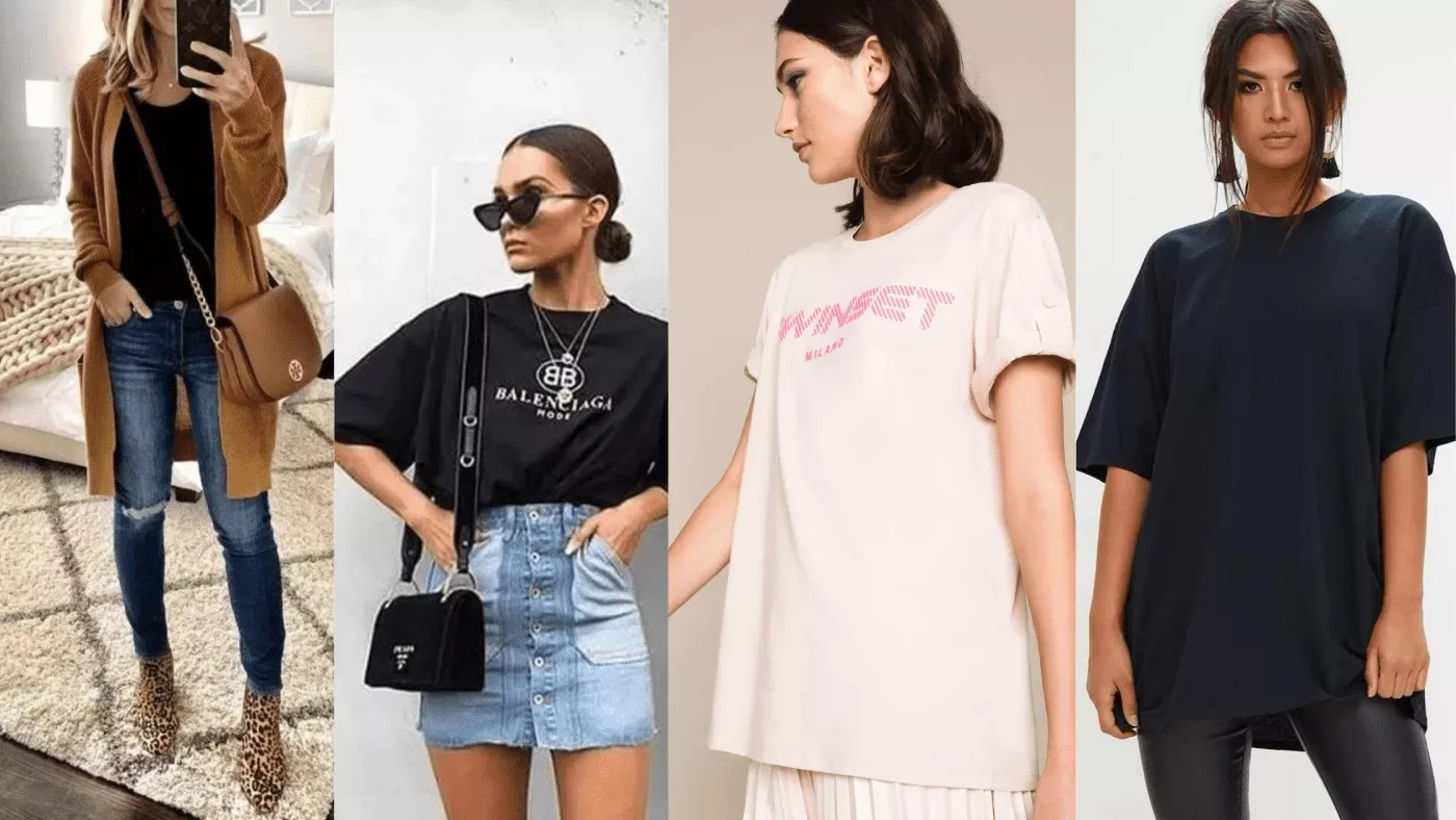 10 Creative Ways To Style Oversized T-shirts For Women