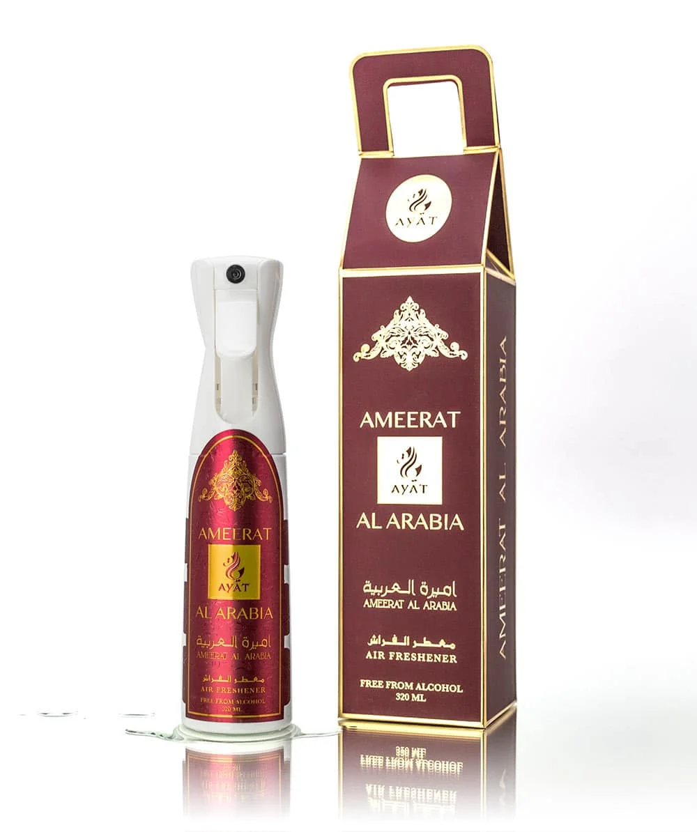 Air Freshener AMEERAT AL ARABIA 320ML by Ayat Perfumes Arabic Fragrances Air Room Spray Perfumes