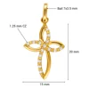 Oro amarillo 20x15mm