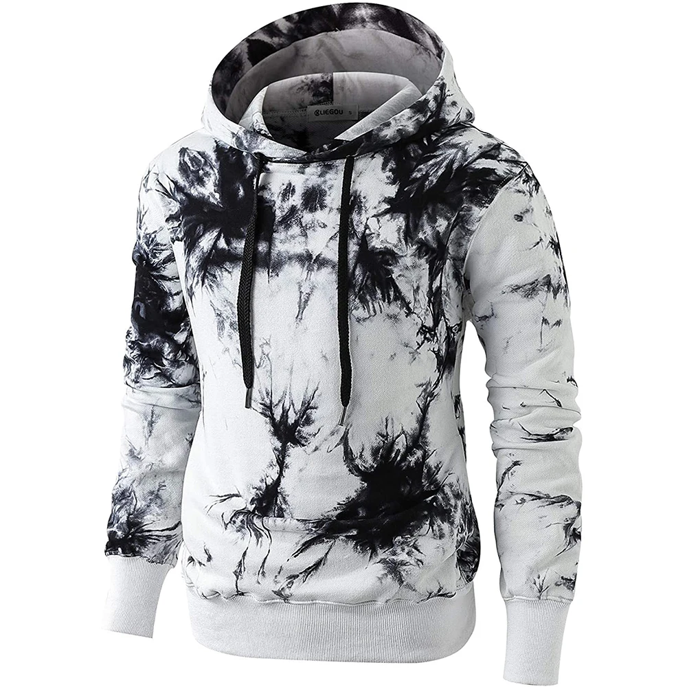 Oem Custom Digital Sublimation Tie Dye Hoodie 3d Print Pullover All