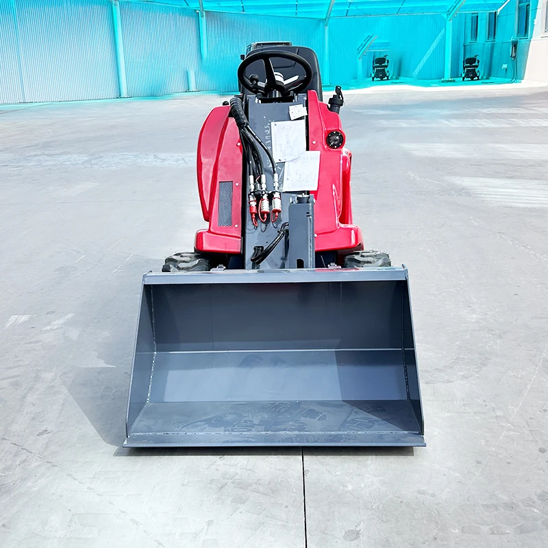 Forway Mini Loader Multione Compact Electric Loader Four-Wheel Drive Mini Wheel Loader ...