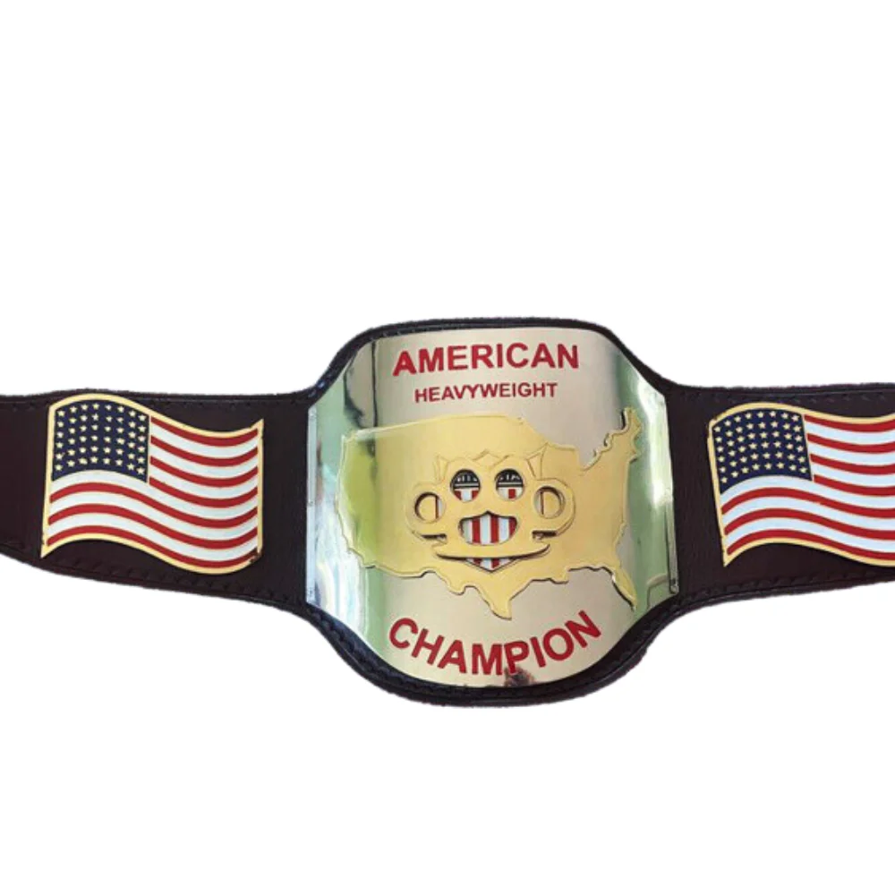 Bruiser Brody Brass Knuckles Championship Belt Nwa Brass Knuckles