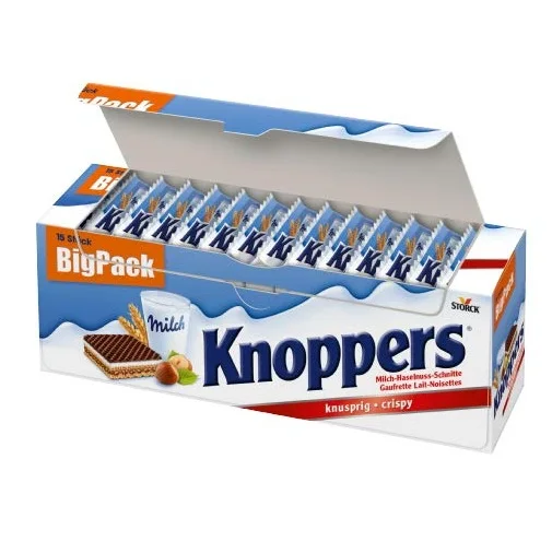 Knoppers Milk Chocolate Hazelnut Wafer Candy,Share Size 6 Pack,5.03oz