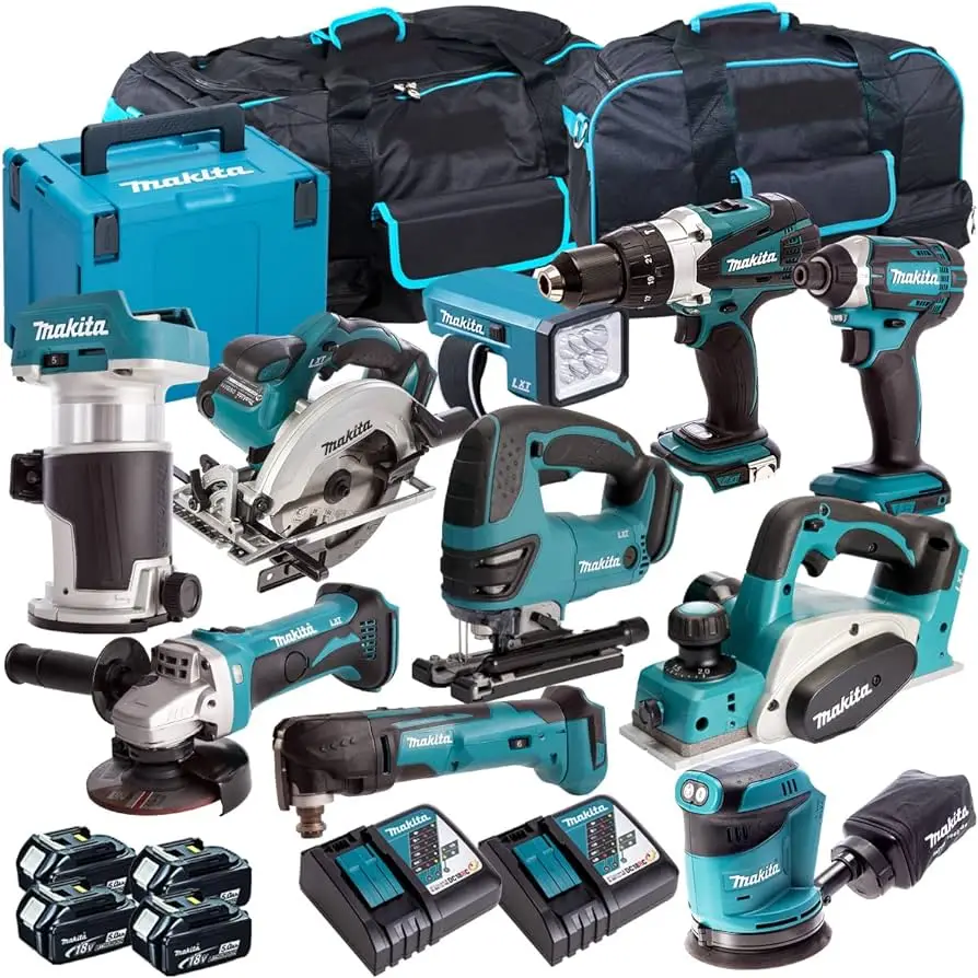 New Makitas Lxt1500 18-volt Lxt Lithium-ion Cord-less 15-piece Combo ...