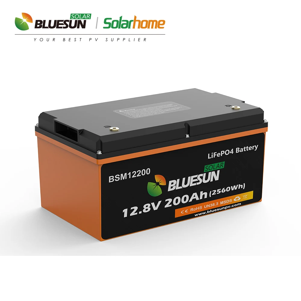 Bluesun Lithium  Battery 60v 48V Customized Solar Battery 2v 12v 300ah 200ah 100ah Energy Storage Battery Price