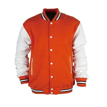 Baseball Lettermen Varsity Jacket For Men With Leather Sleeve Custom ...
