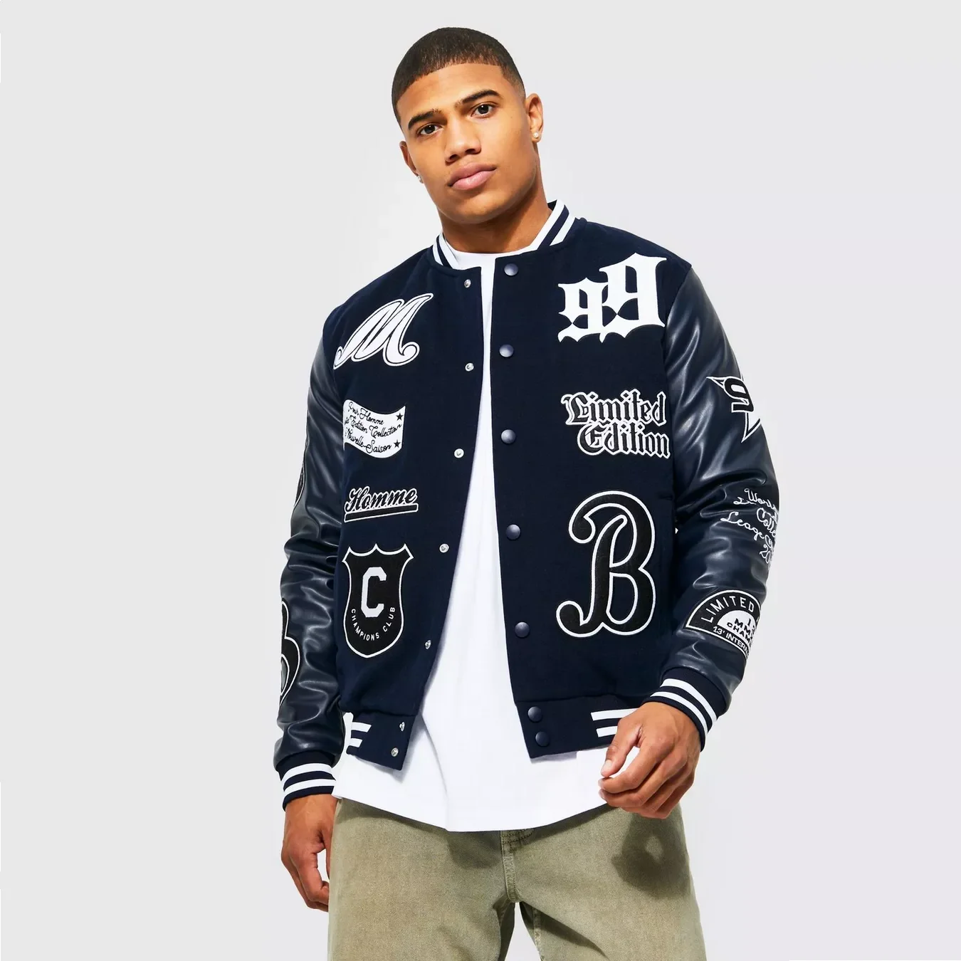 Winter 2024 Smoke Rise Varsity Jacket Hipster Urban Utility Outerwear ...