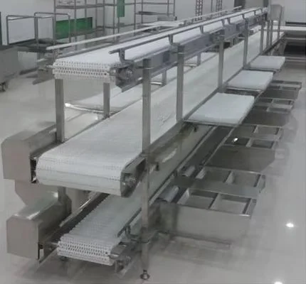 Industrial heavy duty PVC meat conveyor line food production line for food production