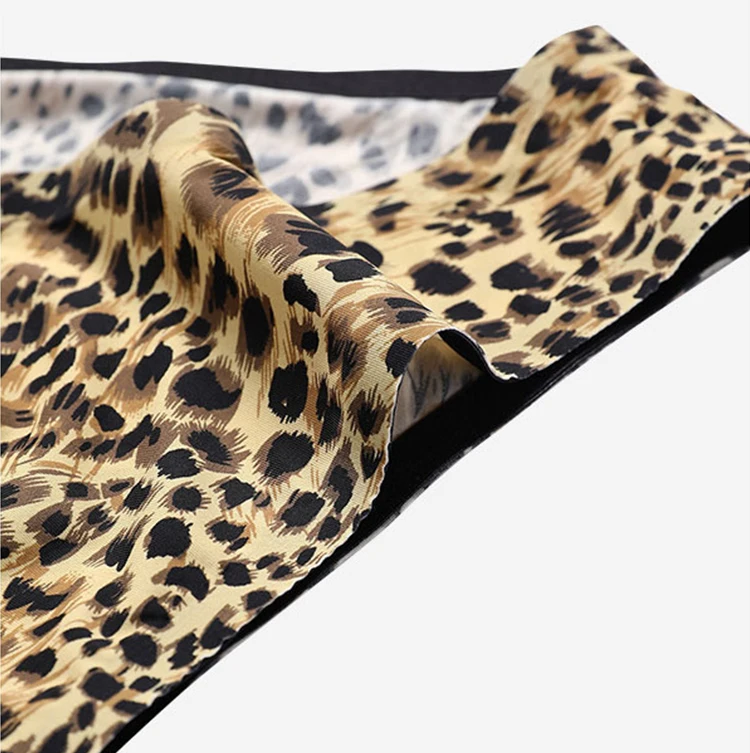 Ladies Leopard Print Panties Low Waist Cotton Crotch Briefs Hipster ...