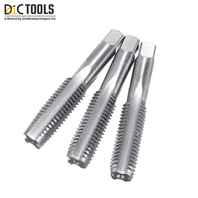 Iso Certified Steel Tapping Dies And Taps Set With Tin Coating M2 M35
