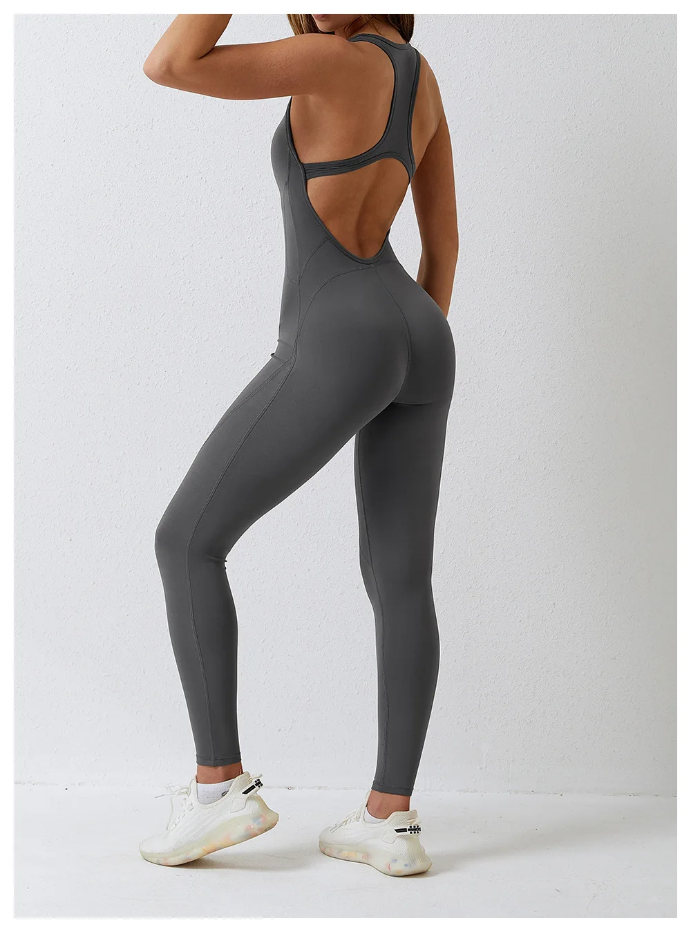 Women Ladies Yoga Plus Size Jumpsuit Fitness Yoga Bodysuit One Piece