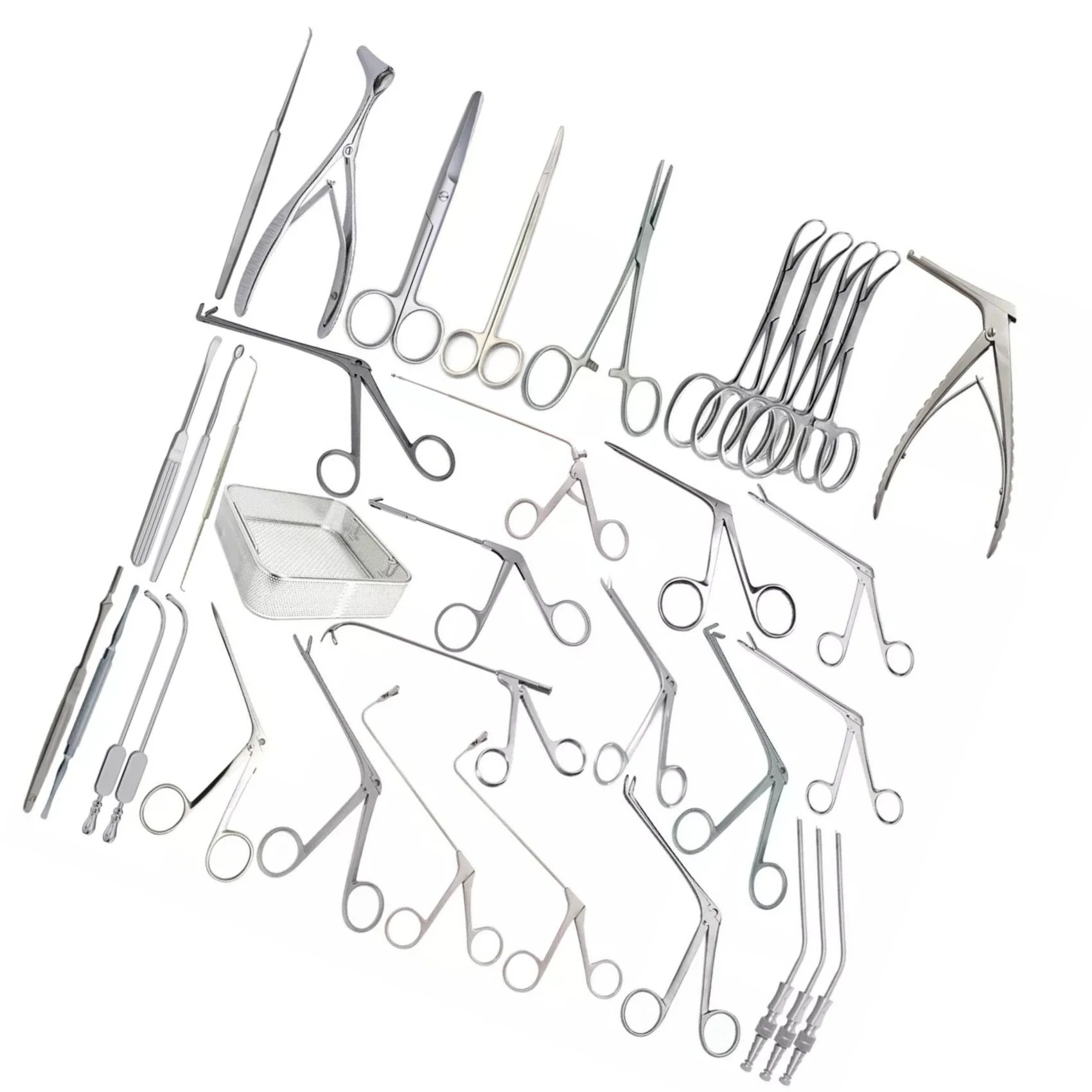 Fess Instruments Complete Set of Sinus Surgery ENT Instruments/Reusable Tools