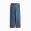 Denim blue striped