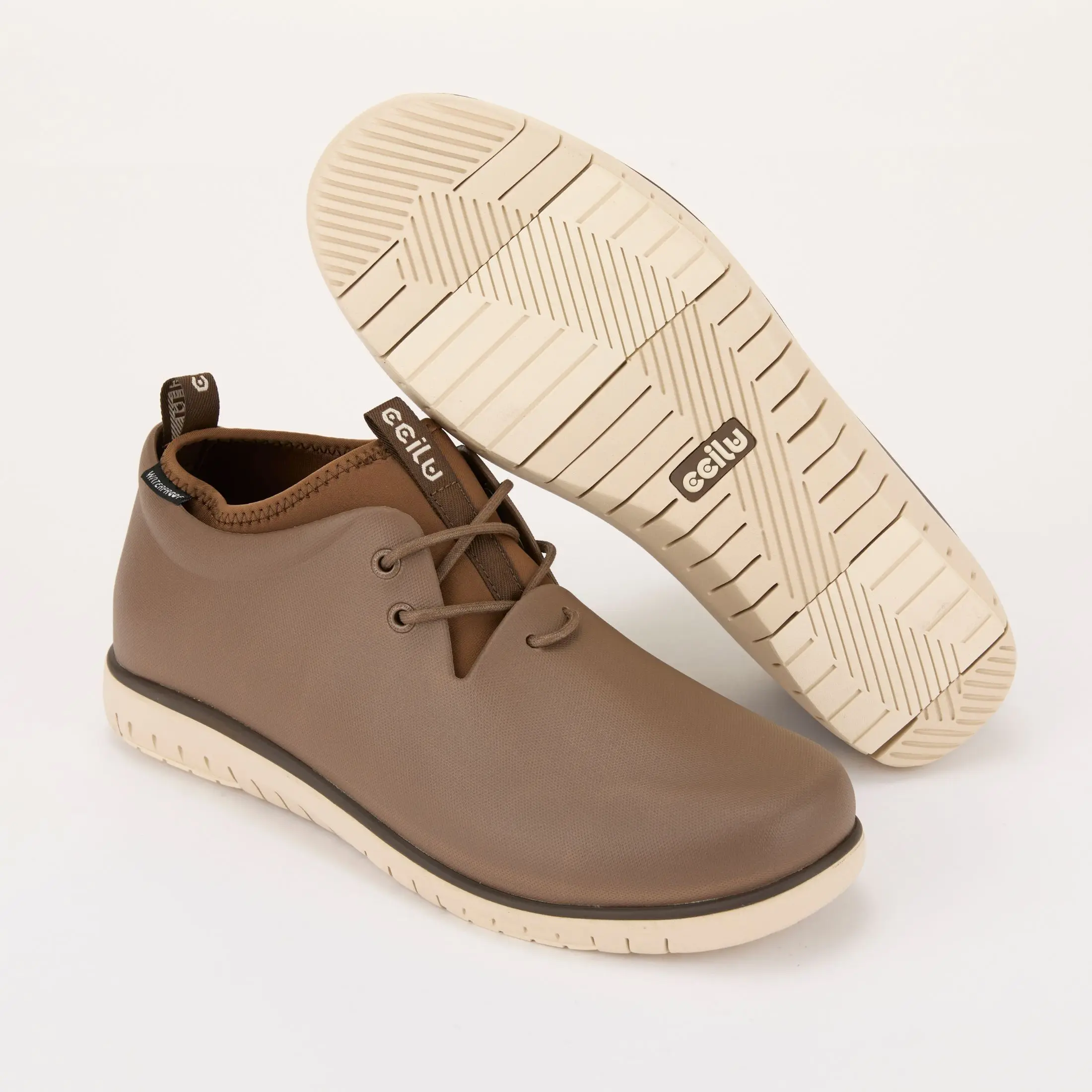 Ccilu Eco Friendly Coffee Waterproof Rain Boots Casual Shoes