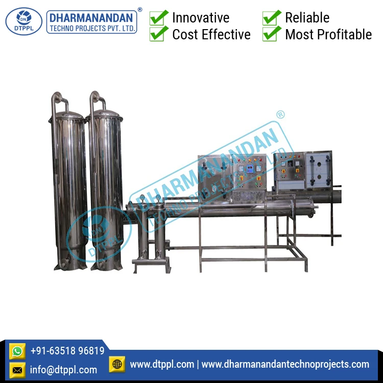 Best Price Good Performance 500LPH Processing Capacity Stainless Steel RO Plant Mineral Water Bottling Project from India
