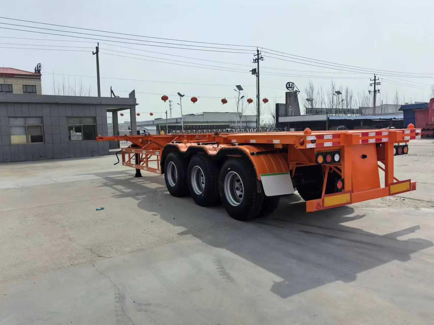 40ft Container Chassis Trailer Intermodal Chassis With Twist Lock 20ft ...